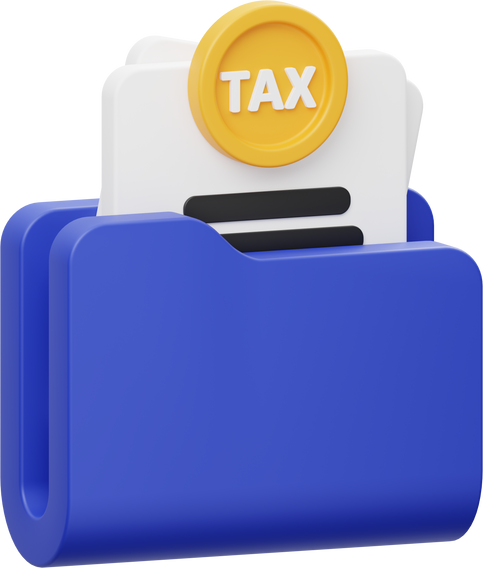 Tax Document 3D Icon